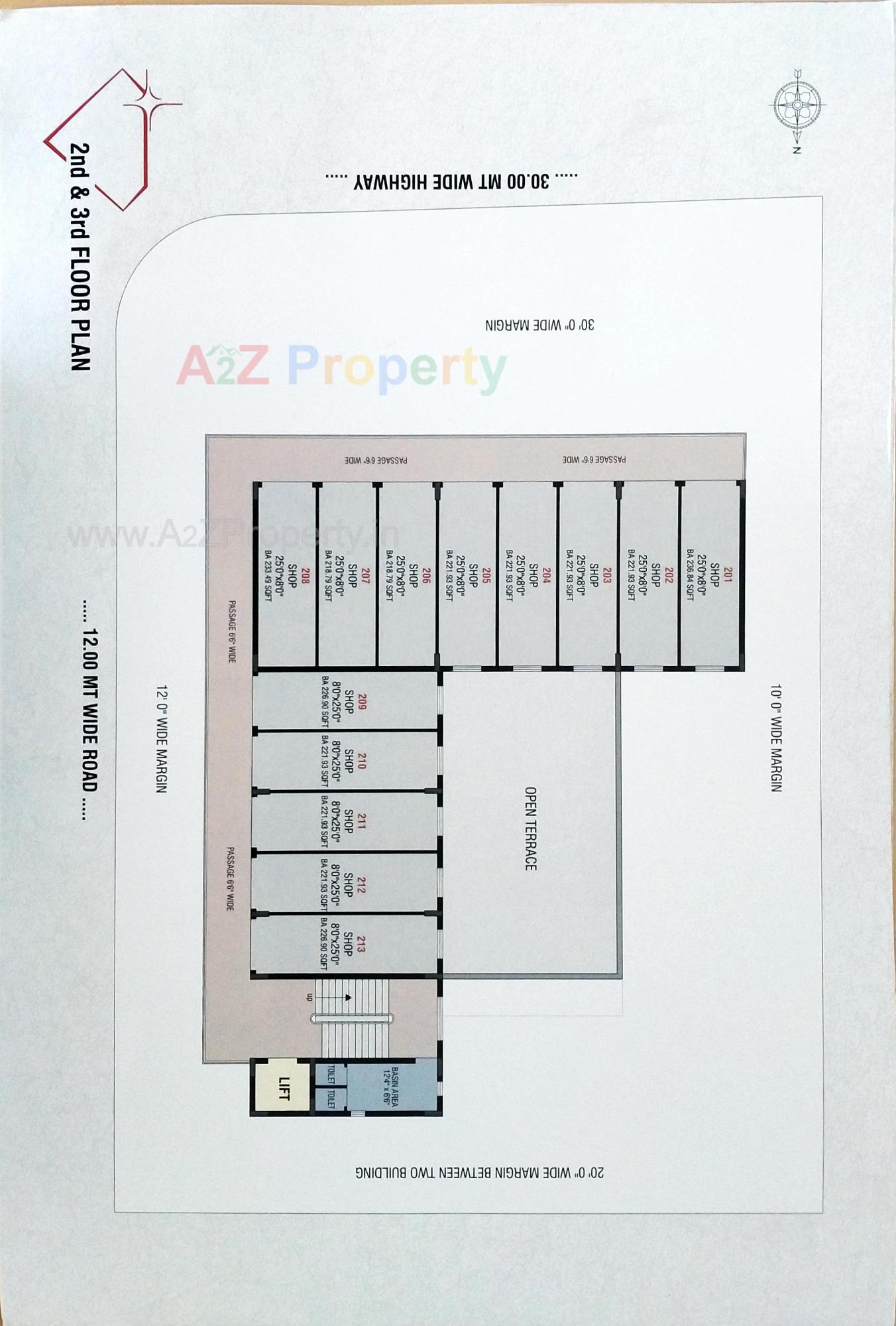 Layout of real estate project Crystal located at Junagadh, Junagadh, Gujarat