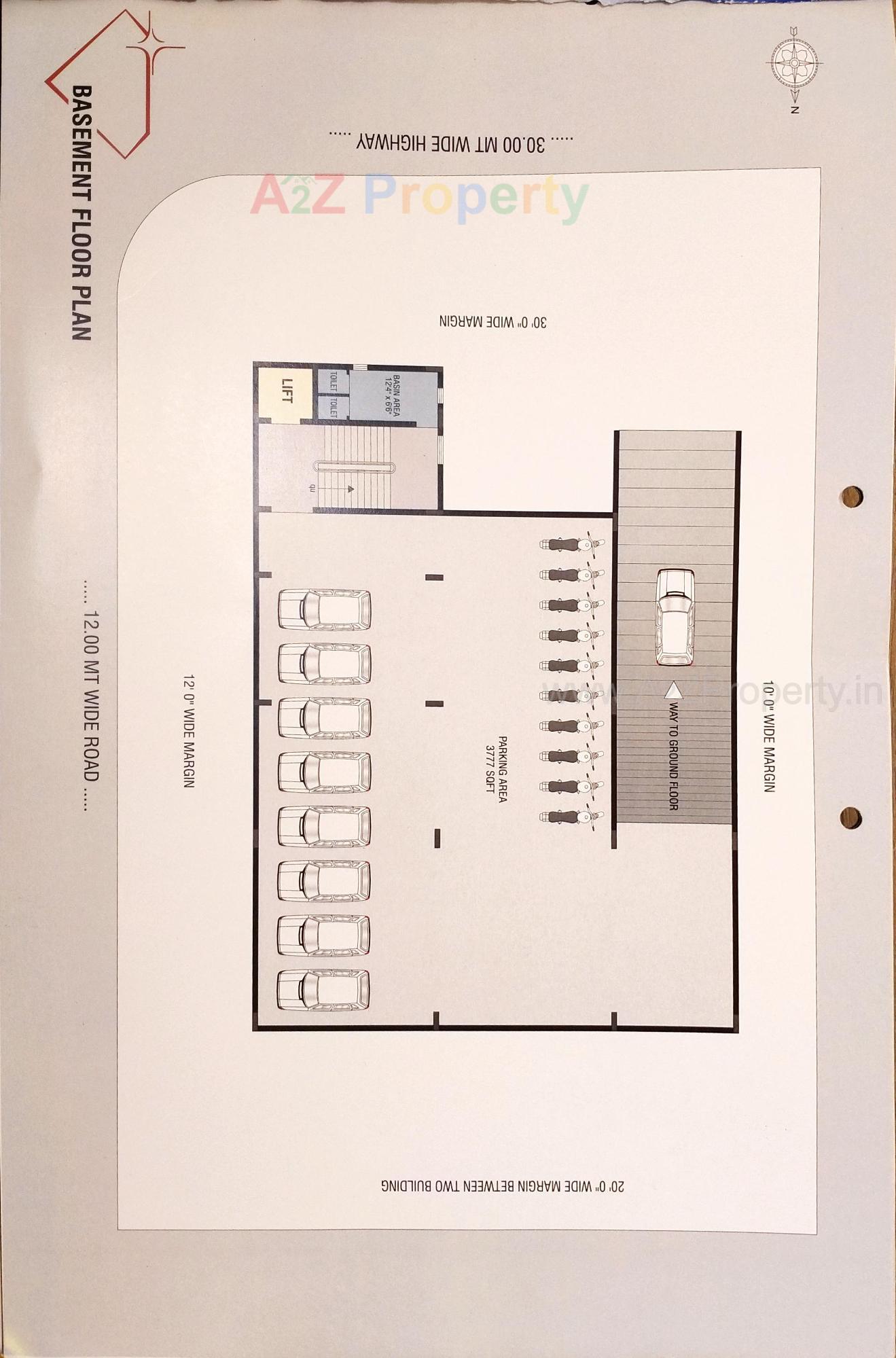 Layout of real estate project Crystal located at Timbawadi, Junagadh, Gujarat