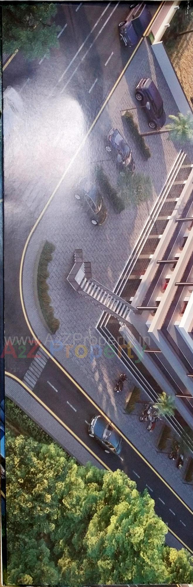 3D Elevation of real estate project Crystal located at Timbawadi, Junagadh, Gujarat