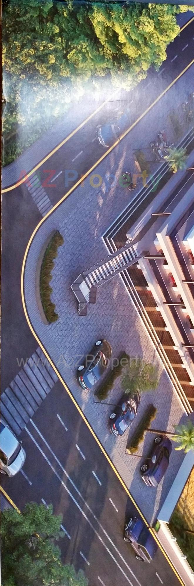 3D Elevation of real estate project Crystal located at Timbawadi, Junagadh, Gujarat