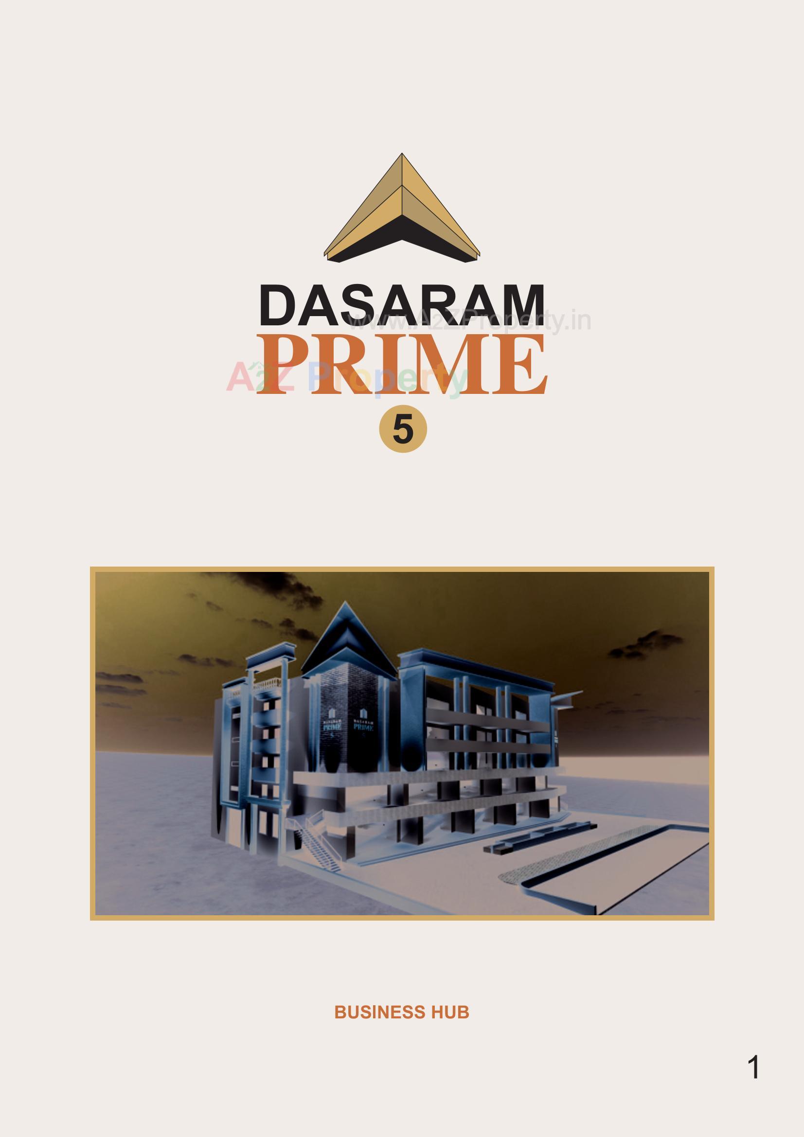 Layout of real estate project Dasaram Prime located at Chobari, Junagadh, Gujarat