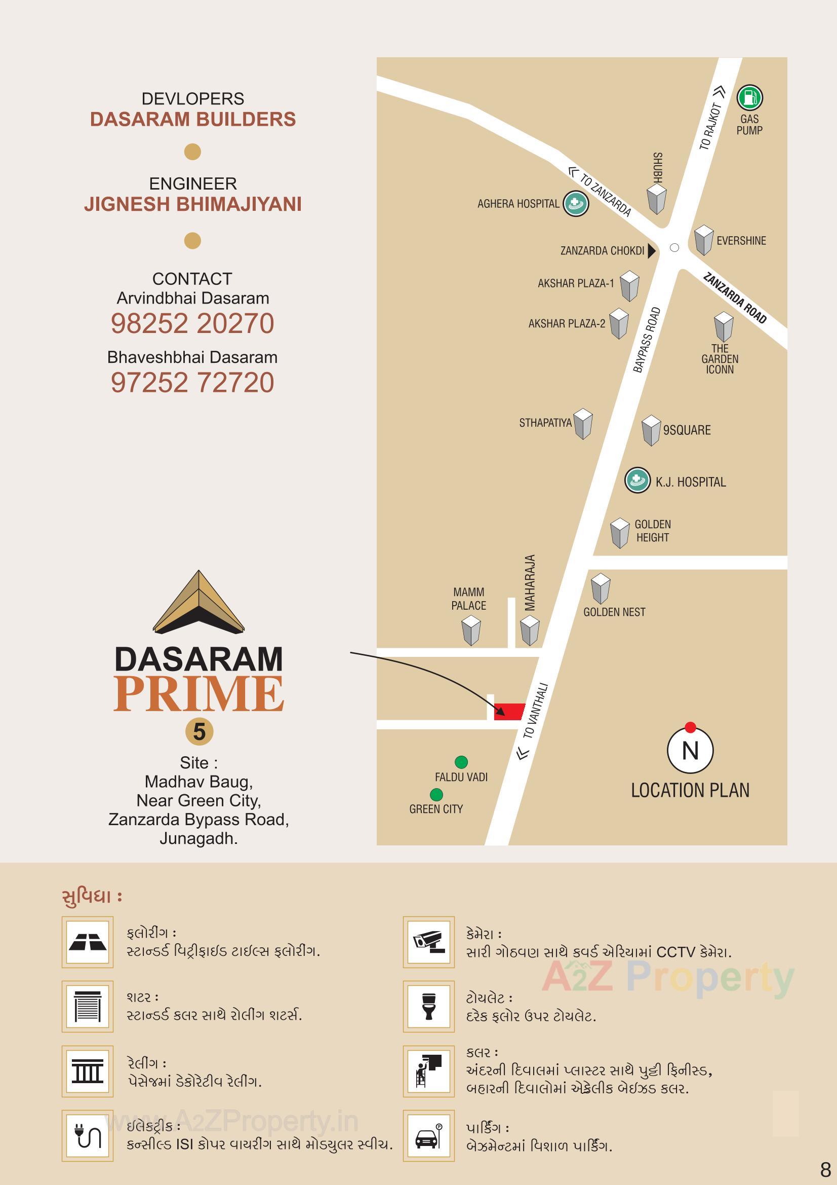  of real estate project Dasaram Prime located at Chobari, Junagadh, Gujarat