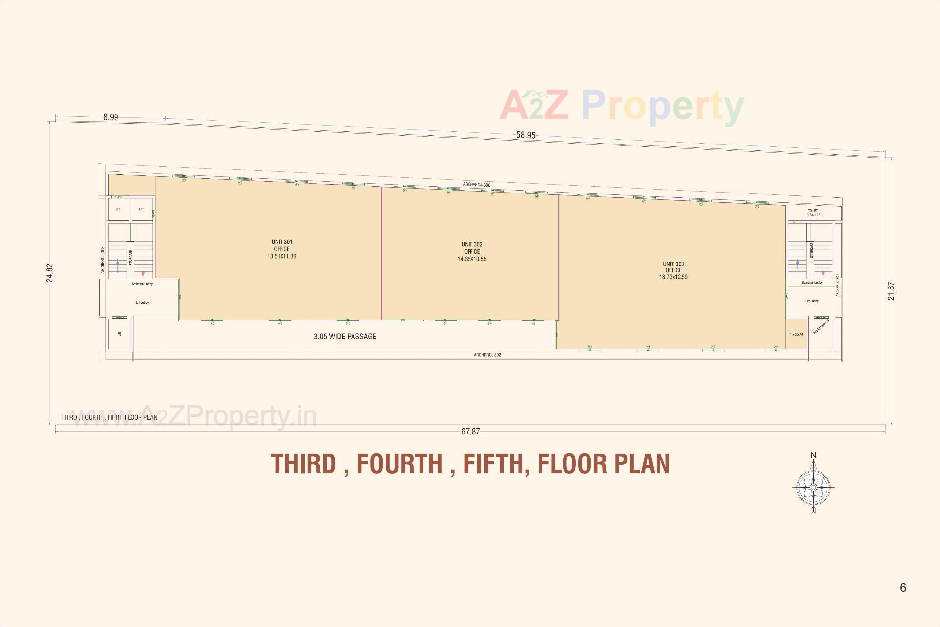 Layout of real estate project Galaxy Capital located at Chobari, Junagadh, Gujarat