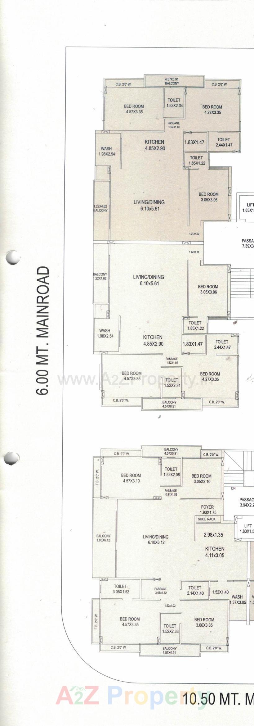 Layout of real estate project Galaxy Key Stone 30 located at Junagadh, Junagadh, Gujarat