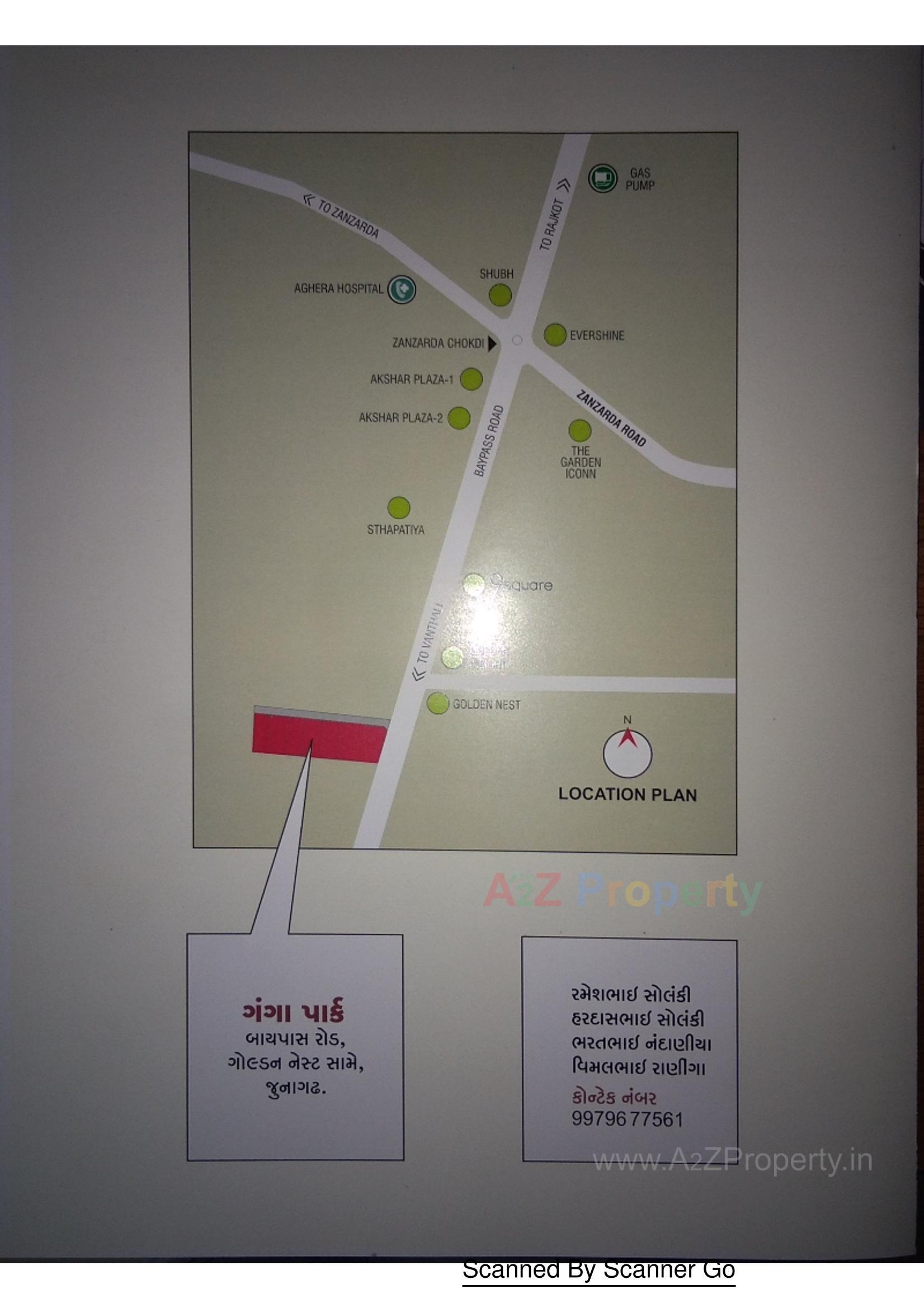  of real estate project Ganga Park located at Zanzarda, Junagadh, Gujarat