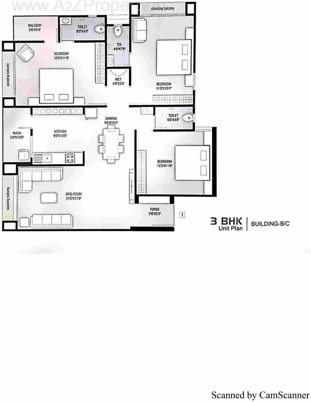 Layout of real estate project Golden Lake Residency located at Junagadh, Junagadh, Gujarat