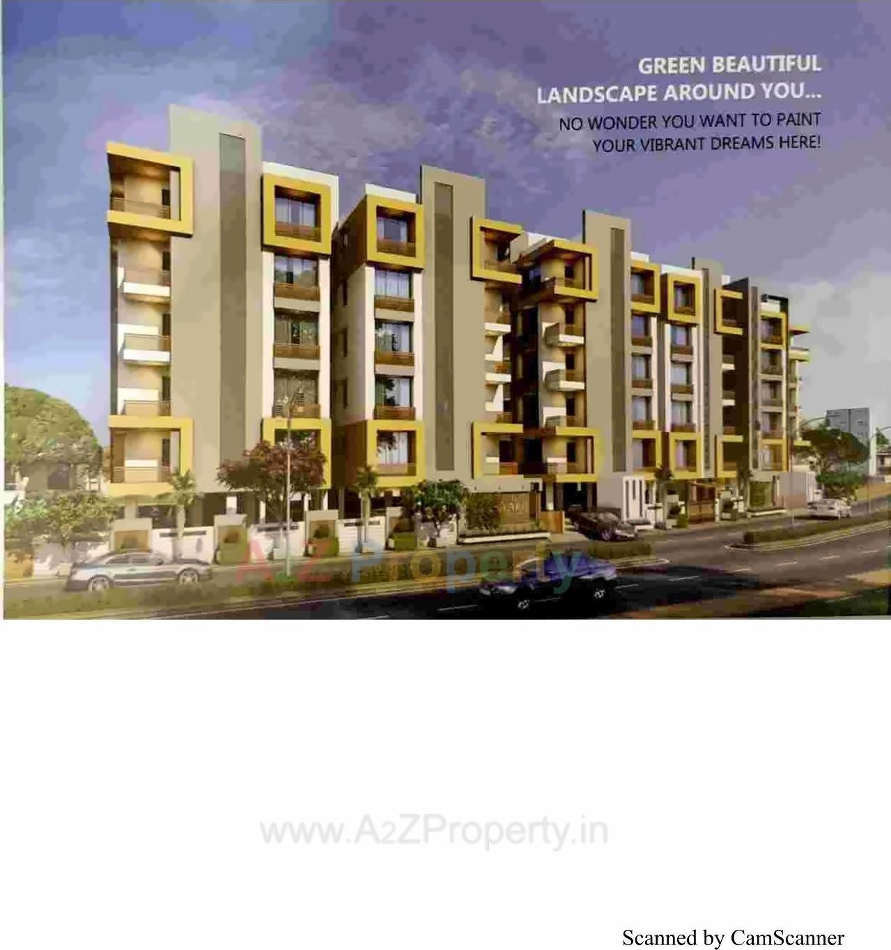 3D Elevation of real estate project Golden Lake Residency located at Junagadh, Junagadh, Gujarat