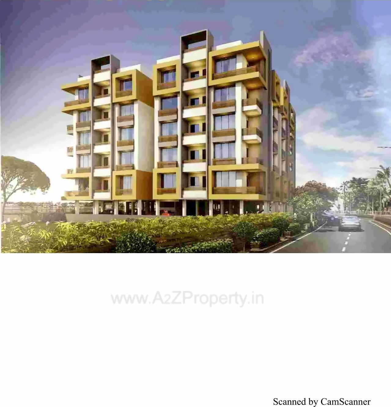 3D Elevation of real estate project Golden Lake Residency located at Junagadh, Junagadh, Gujarat