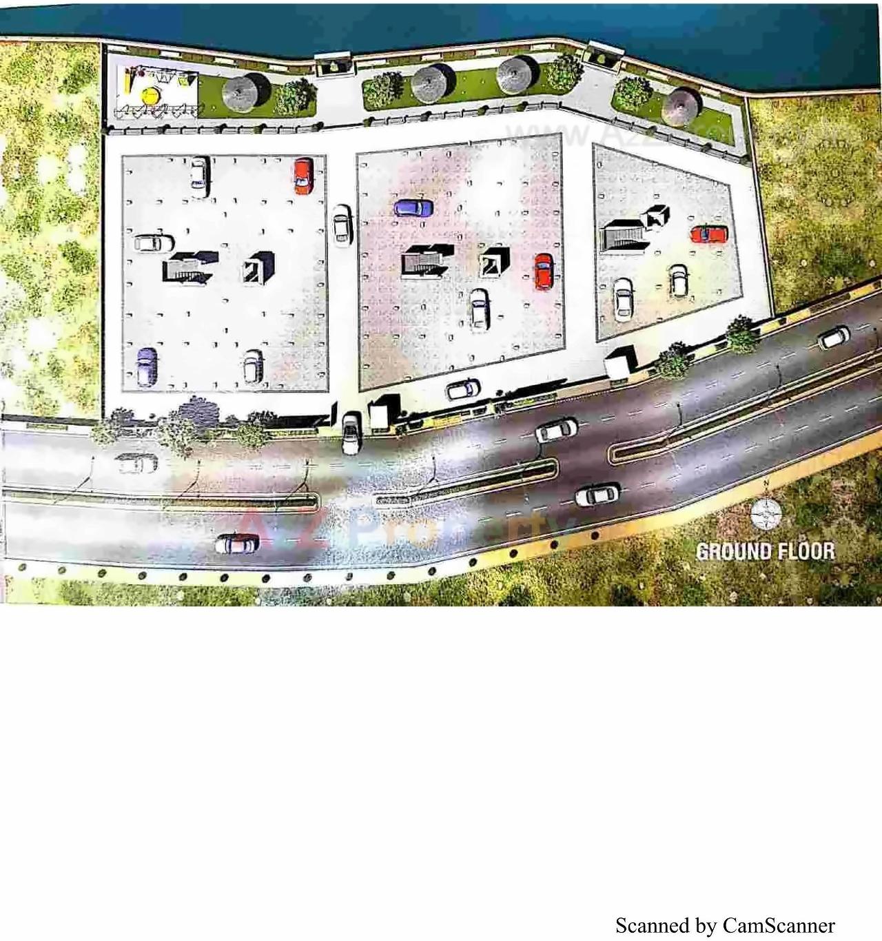 Layout of real estate project Golden Lake Residency located at Junagadh, Junagadh, Gujarat