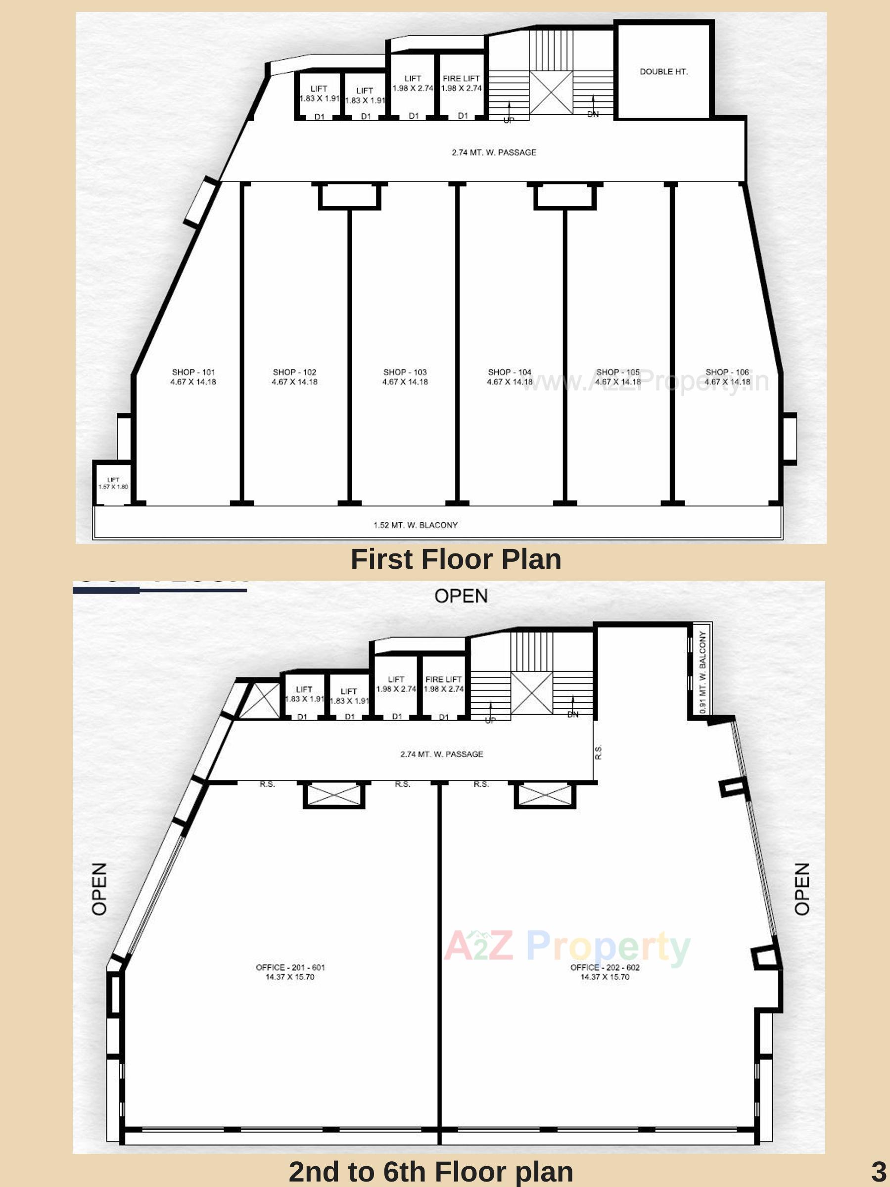 Layout of real estate project Golden Square located at Zanazarda, Junagadh, Gujarat