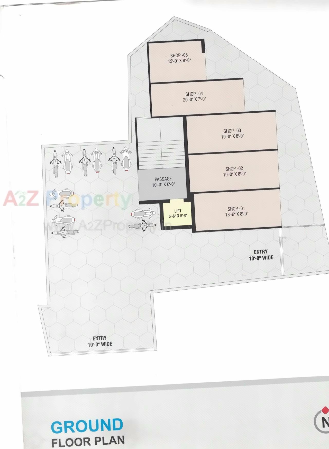 Layout of real estate project Gurukrupa located at Junagadh, Junagadh, Gujarat