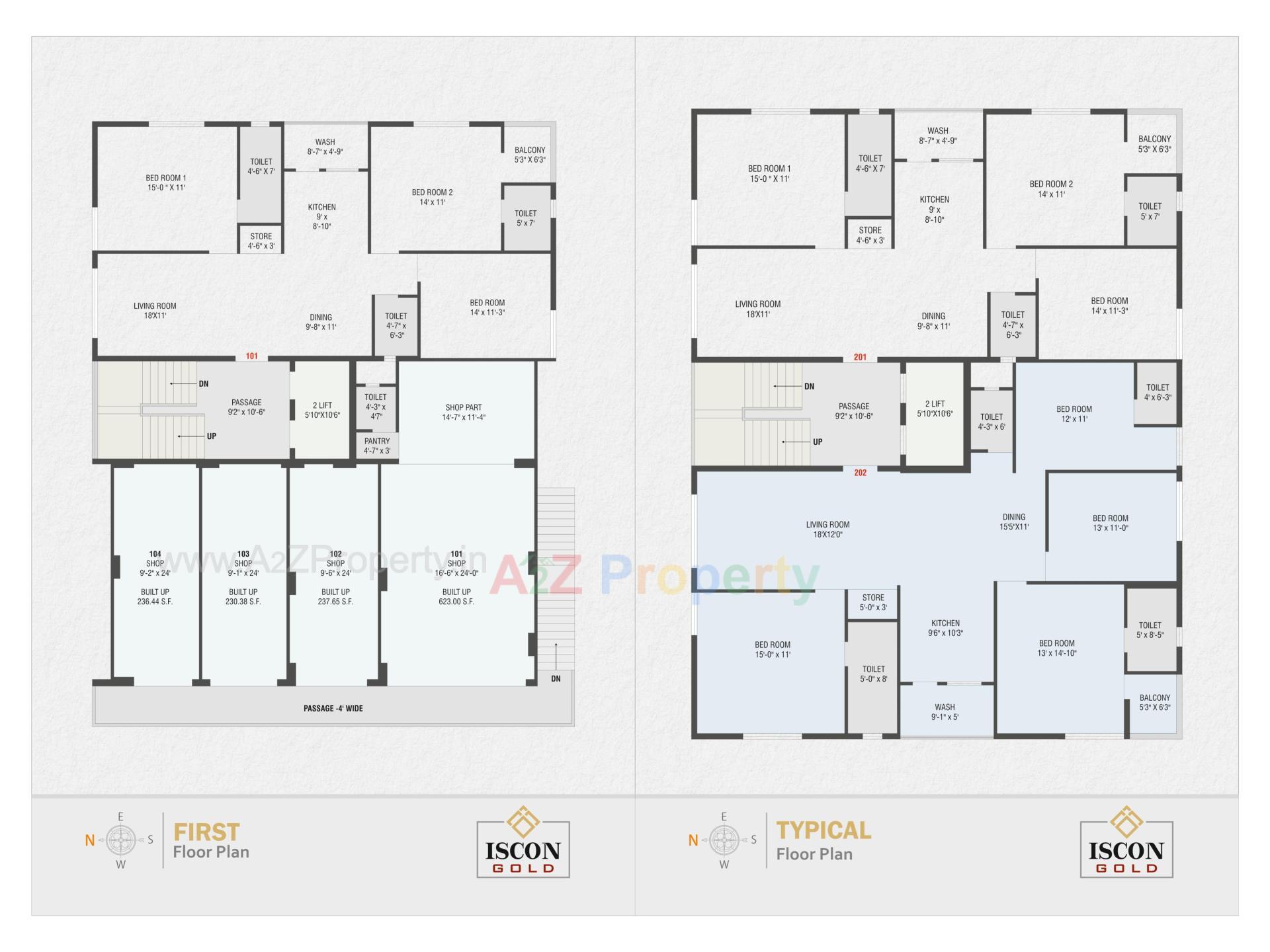 Layout of real estate project Iscon Gold located at Junagadh, Junagadh, Gujarat