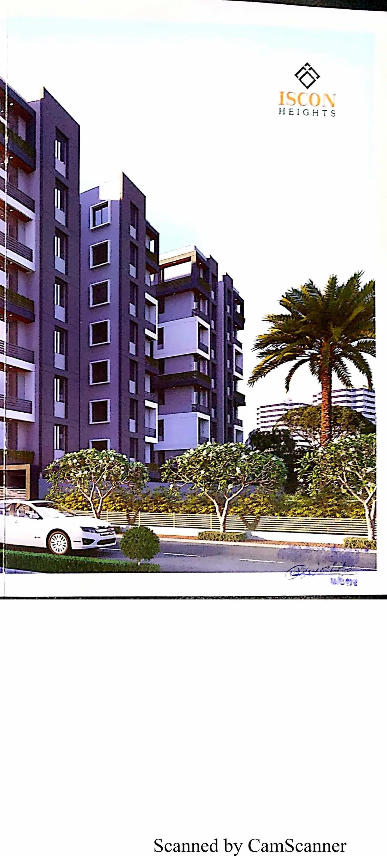 3D Elevation of real estate project Iscon Heights located at Moti-palace-township-1, Junagadh, Gujarat