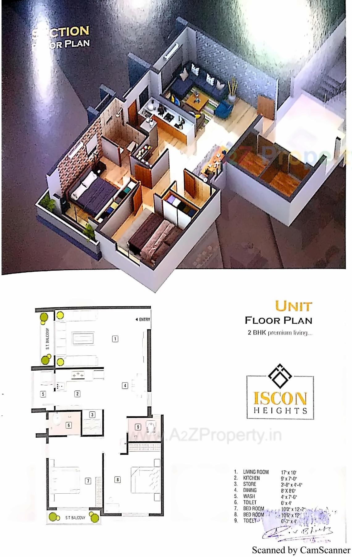Layout of real estate project Iscon Heights located at Moti-palace-township-1, Junagadh, Gujarat