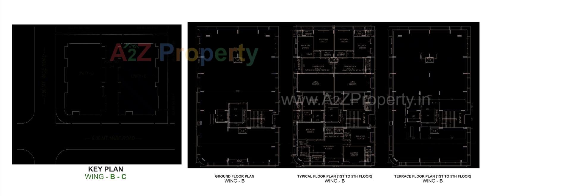 Layout of real estate project Kalp Upvan Residency located at Junagadh, Junagadh, Gujarat