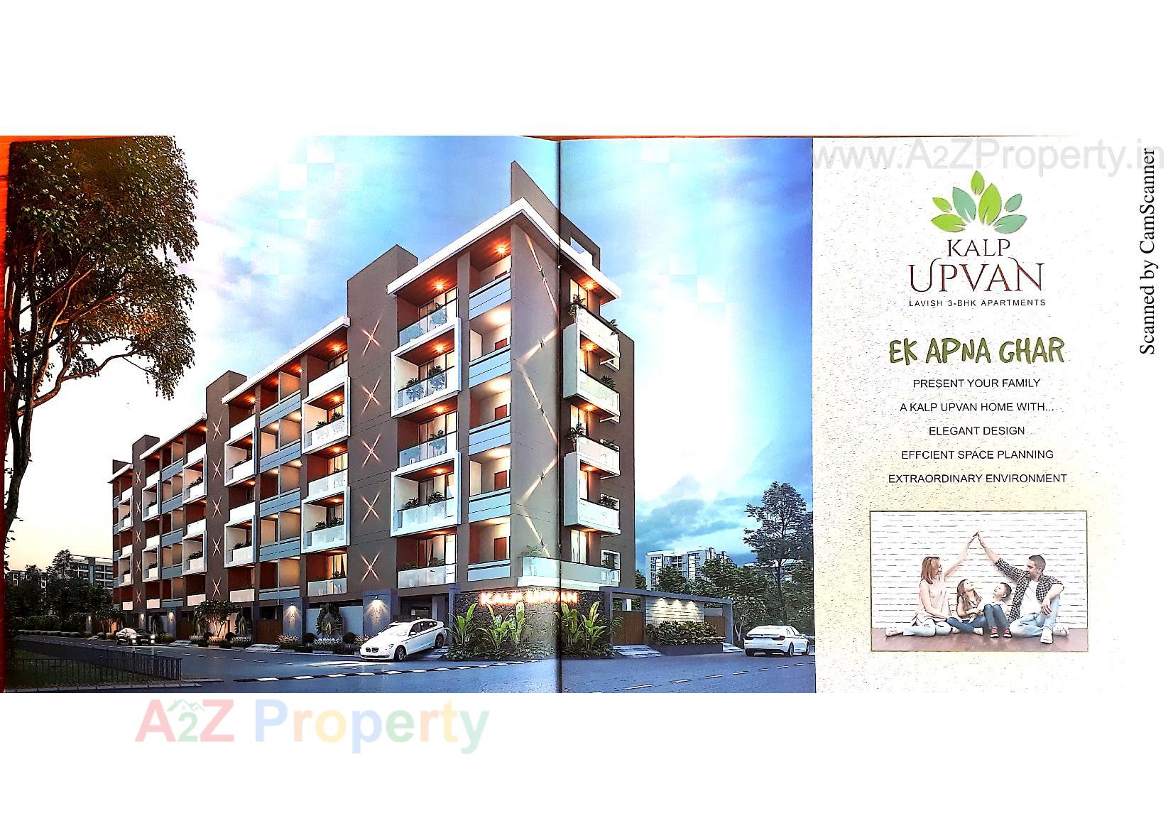 3D Elevation of real estate project Kalp Upvan located at Zanzarda, Junagadh, Gujarat