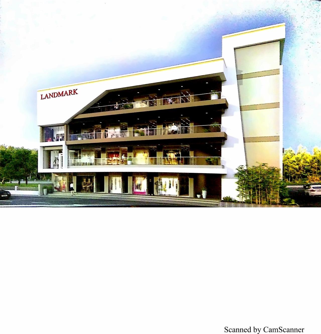 3D Elevation of real estate project Landmark located at Junagadh, Junagadh, Gujarat