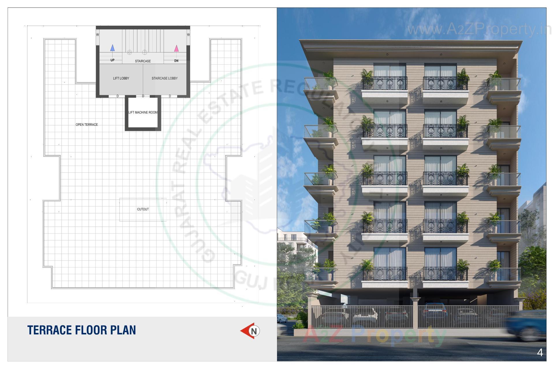 Layout of real estate project Madina Palace located at Junagadh, Junagadh, Gujarat