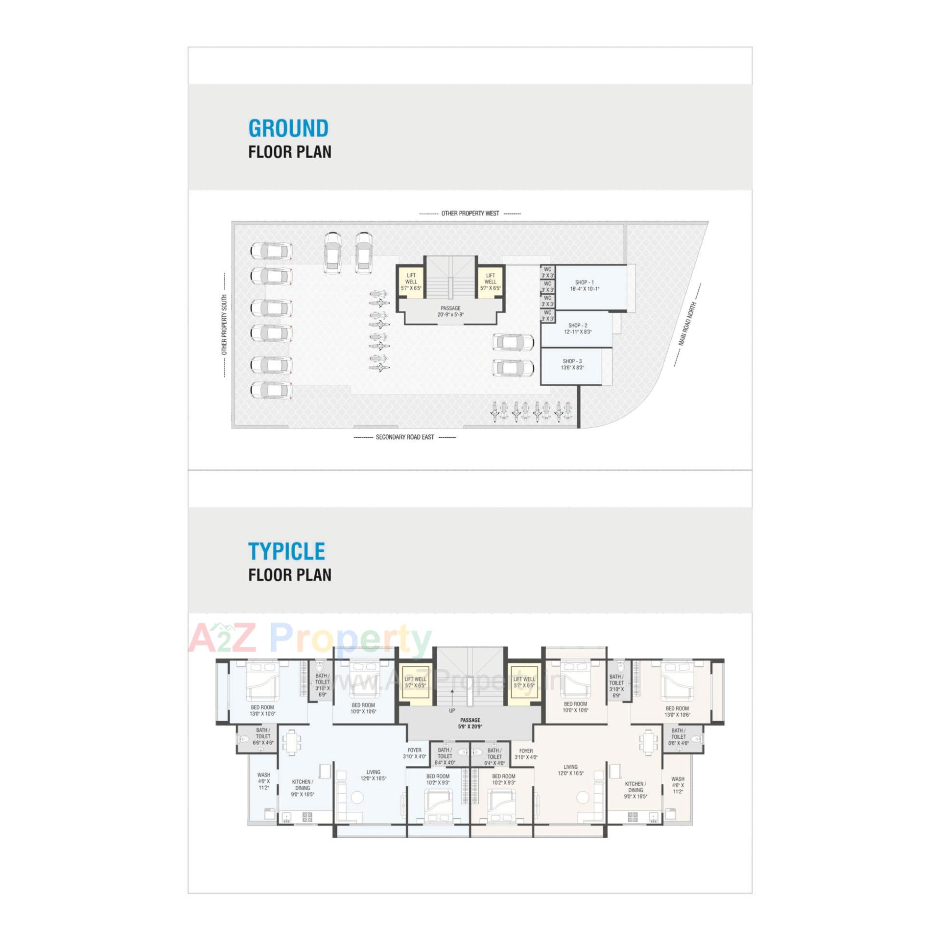 Layout of real estate project Mangalam Heights located at Dolatpara, Junagadh, Gujarat