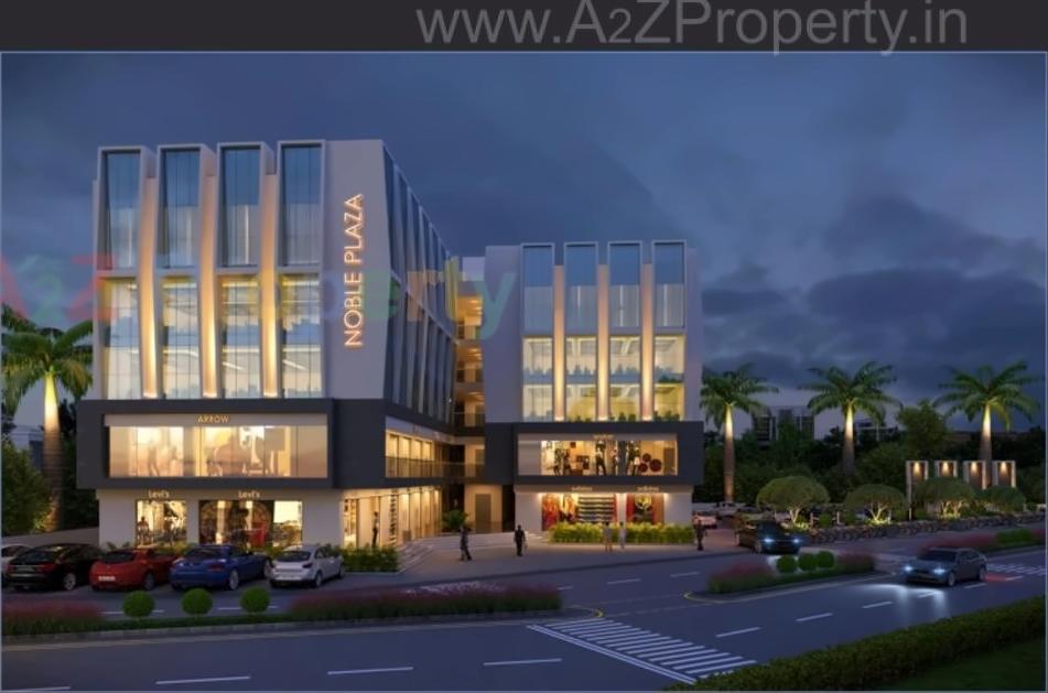 3D Elevation of real estate project Noble Plaza located at Junagadh, Junagadh, Gujarat