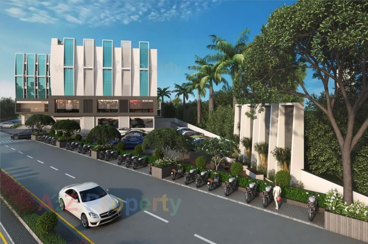 3D Elevation of real estate project Noble Plaza located at Junagadh, Junagadh, Gujarat
