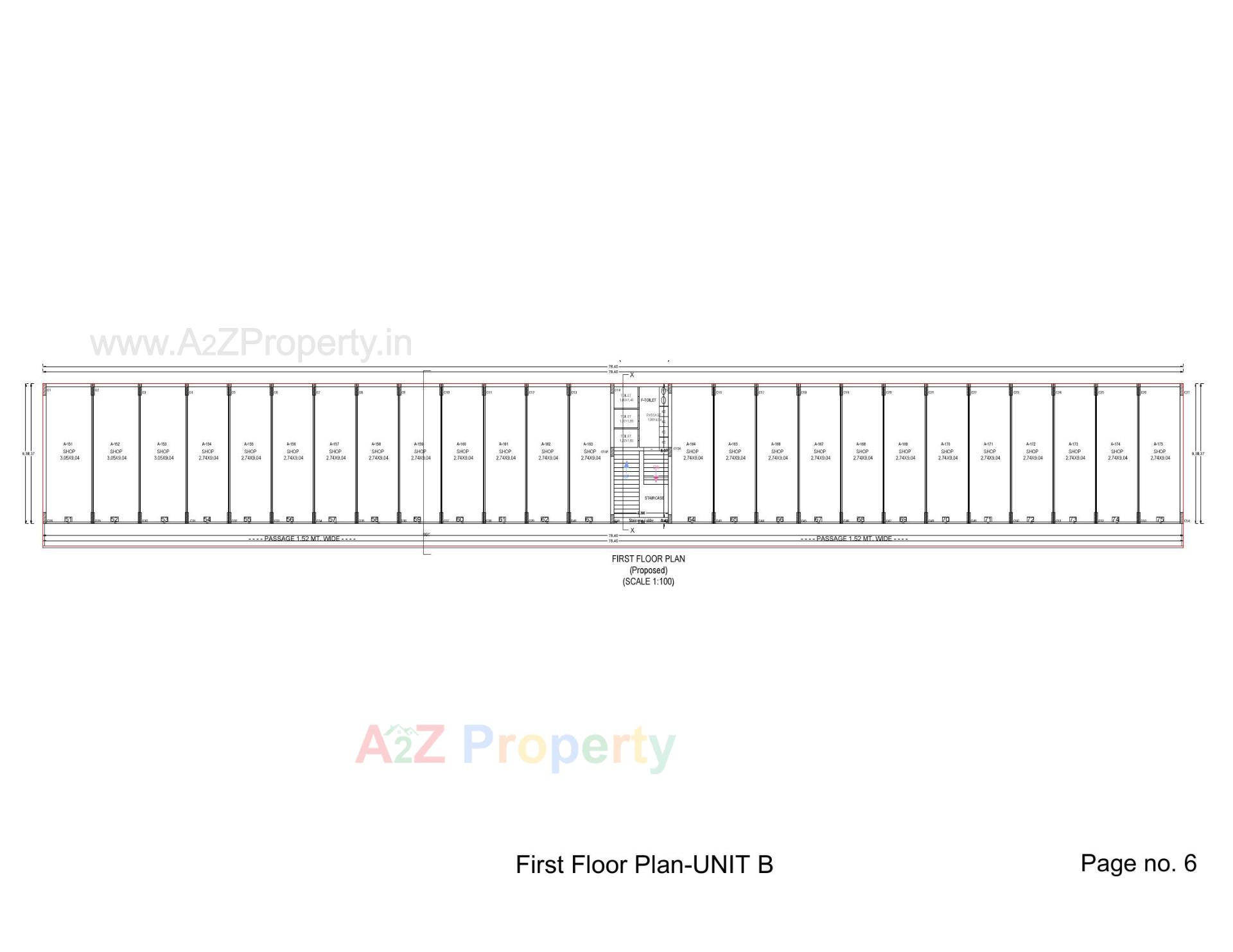 Layout of real estate project Opera Square located at Sabalpur, Junagadh, Gujarat