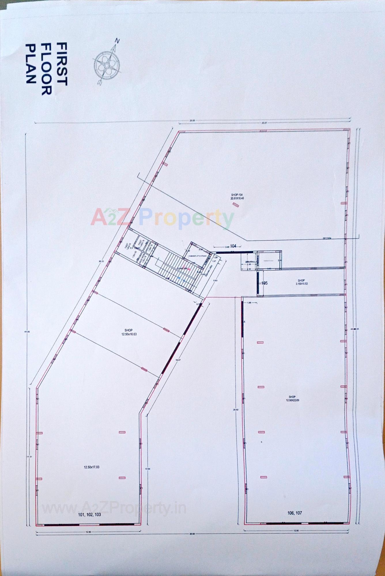  of real estate project Orbit Plaza located at Zanzarda, Junagadh, Gujarat