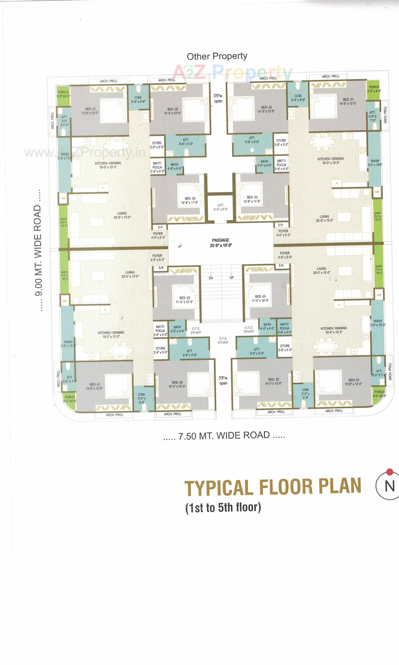 Layout of real estate project Pelican Nest located at Dist, Junagadh, Gujarat