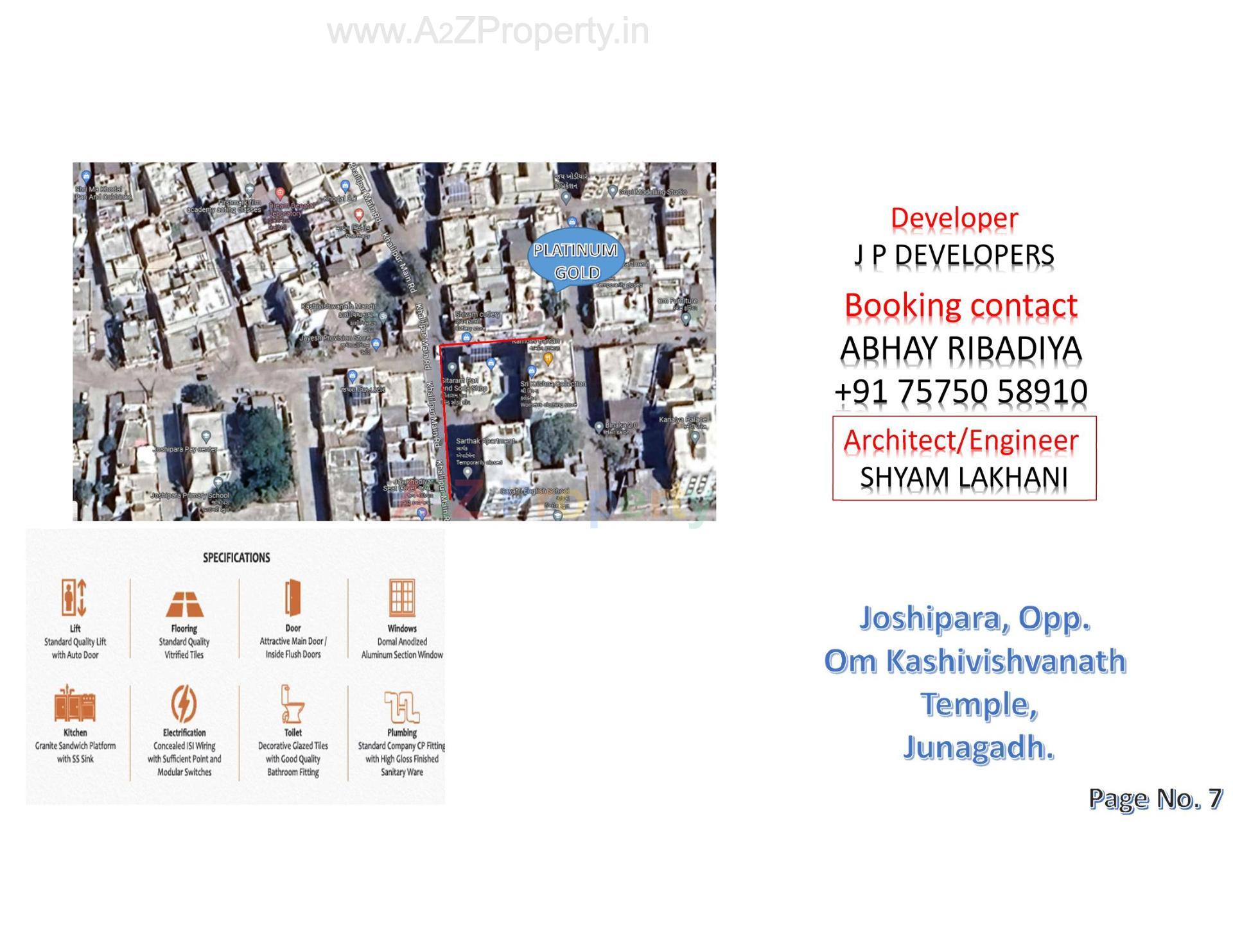  of real estate project Platinum Gold located at Joshipura, Junagadh, Gujarat