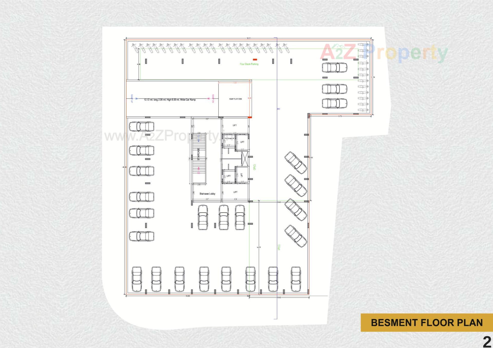 Layout of real estate project Prathmesh located at Junagadh, Junagadh, Gujarat
