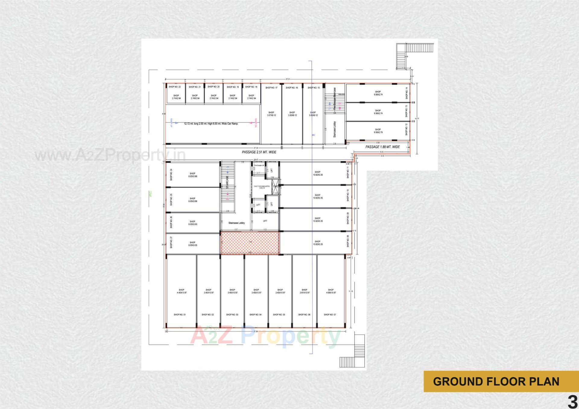 Layout of real estate project Prathmesh located at Junagadh, Junagadh, Gujarat