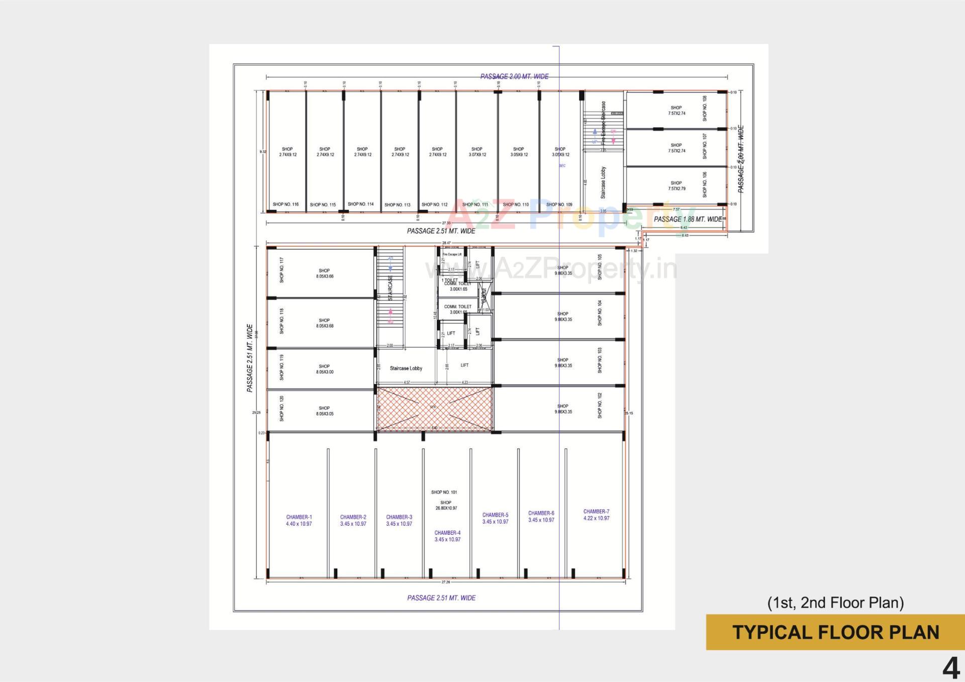 Layout of real estate project Prathmesh located at Junagadh, Junagadh, Gujarat