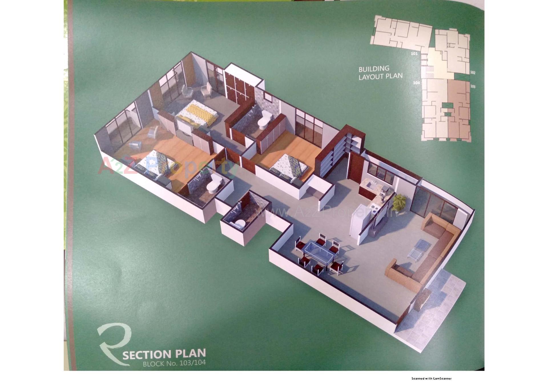 Layout of real estate project Rudra Heights located at Talpad, Junagadh, Gujarat