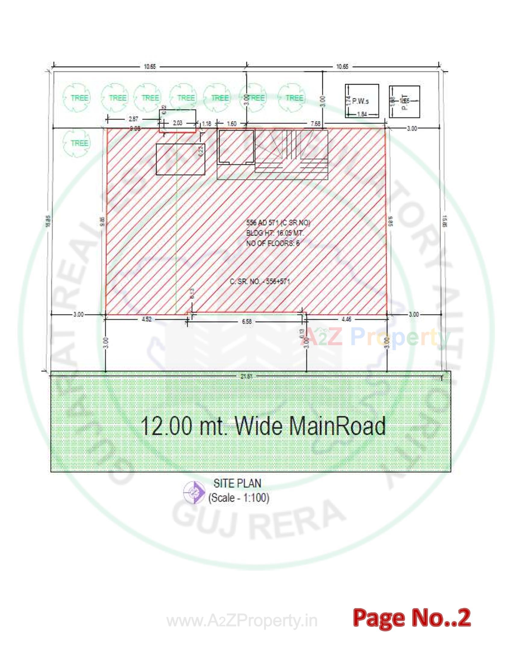 Layout of real estate project Rudradhan Palace located at Junagadh, Junagadh, Gujarat