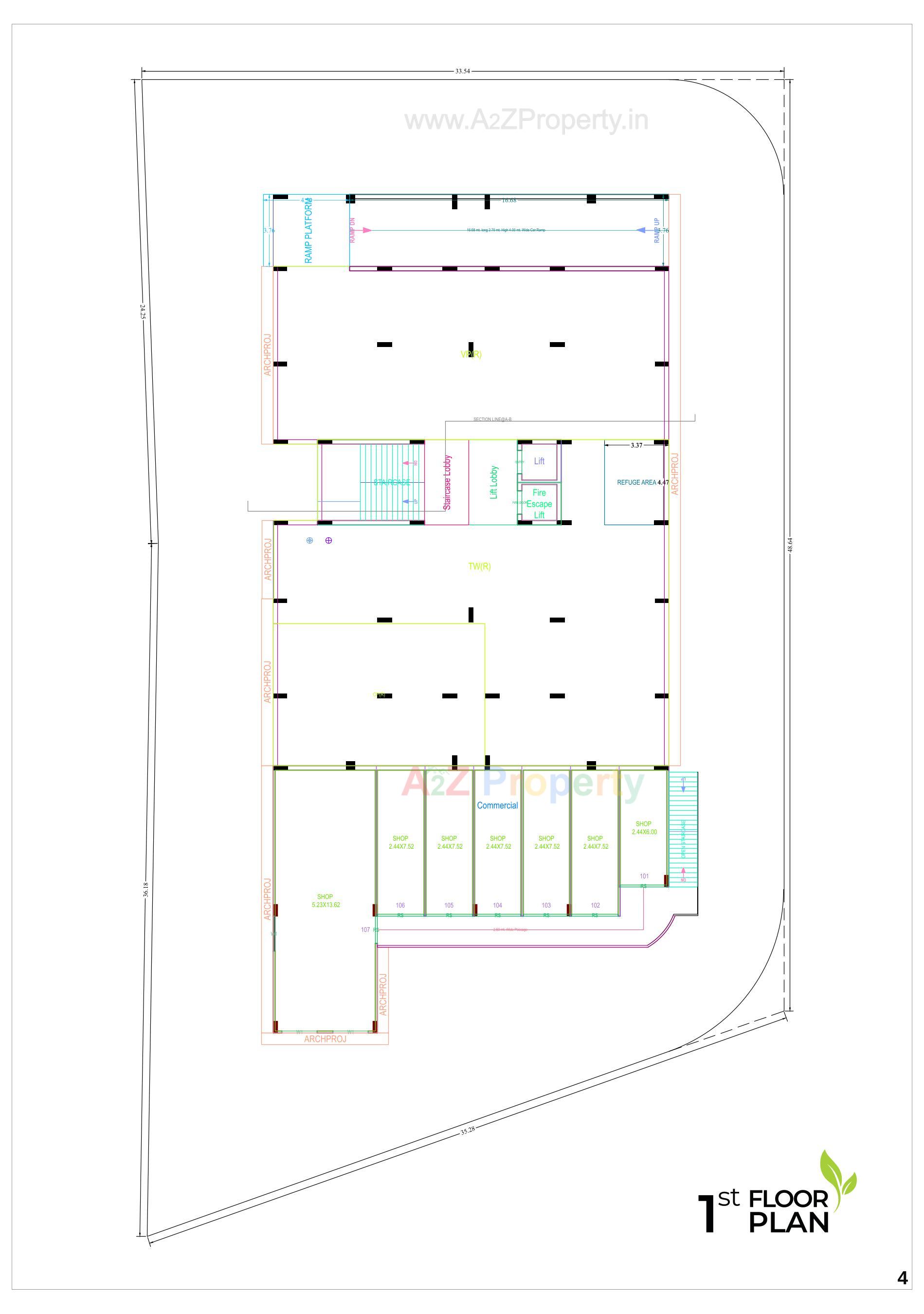 Layout of real estate project Saltora Green located at Junagadh, Junagadh, Gujarat