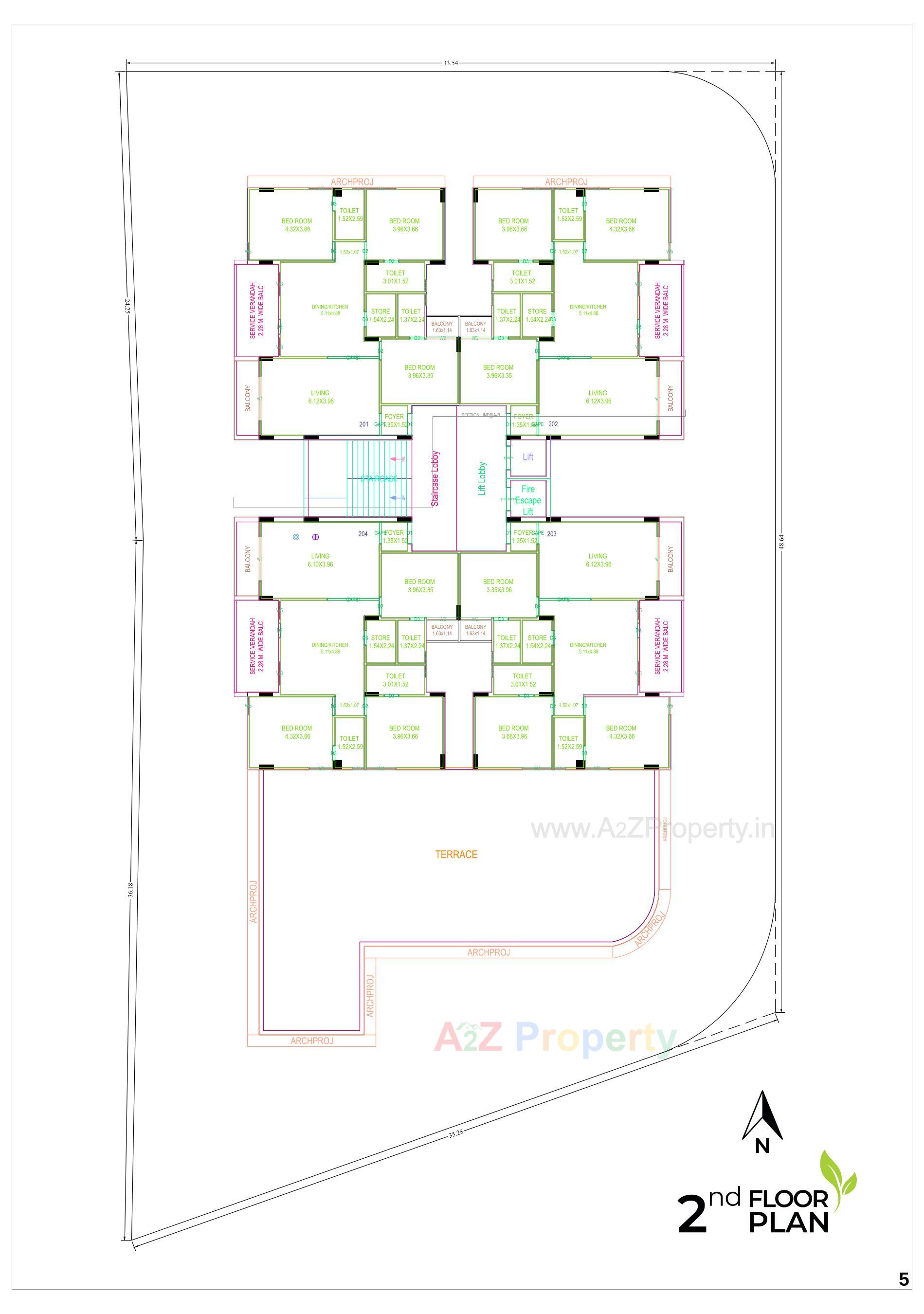 Layout of real estate project Saltora Green located at Junagadh, Junagadh, Gujarat