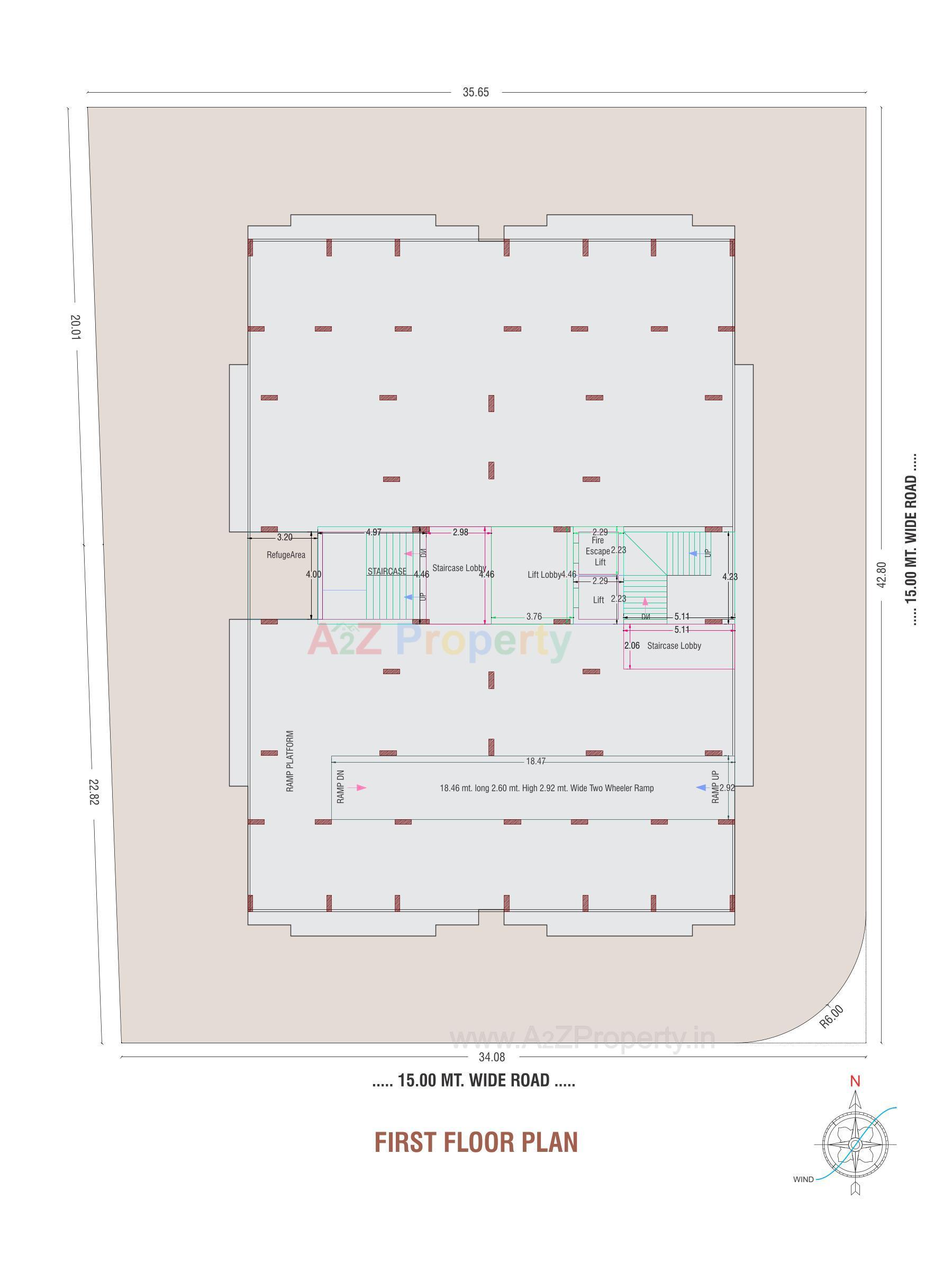 Layout of real estate project Saltora Hills located at Junagadh, Junagadh, Gujarat