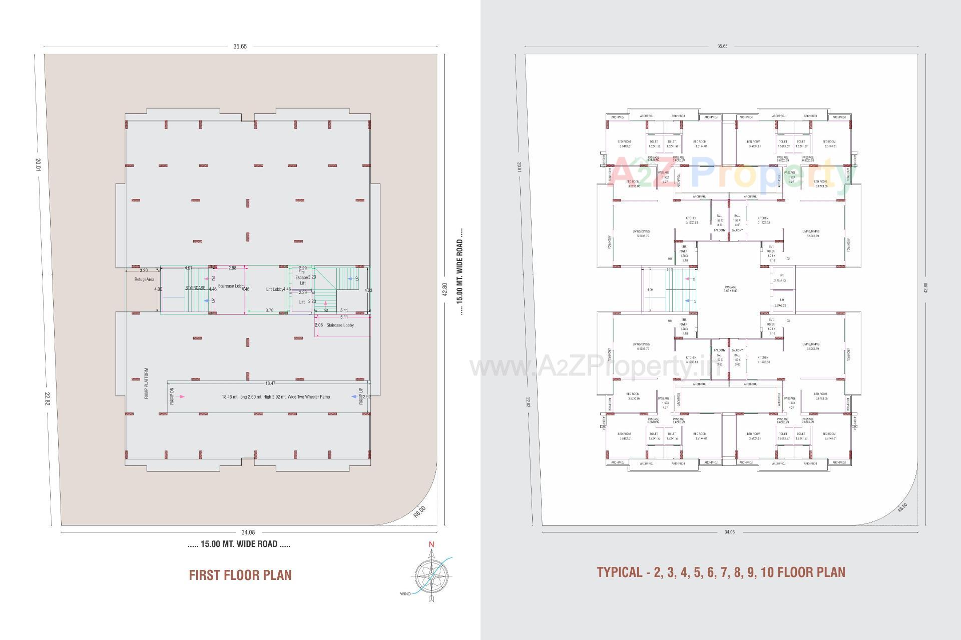 Layout of real estate project Saltora Hills located at Junagadh, Junagadh, Gujarat
