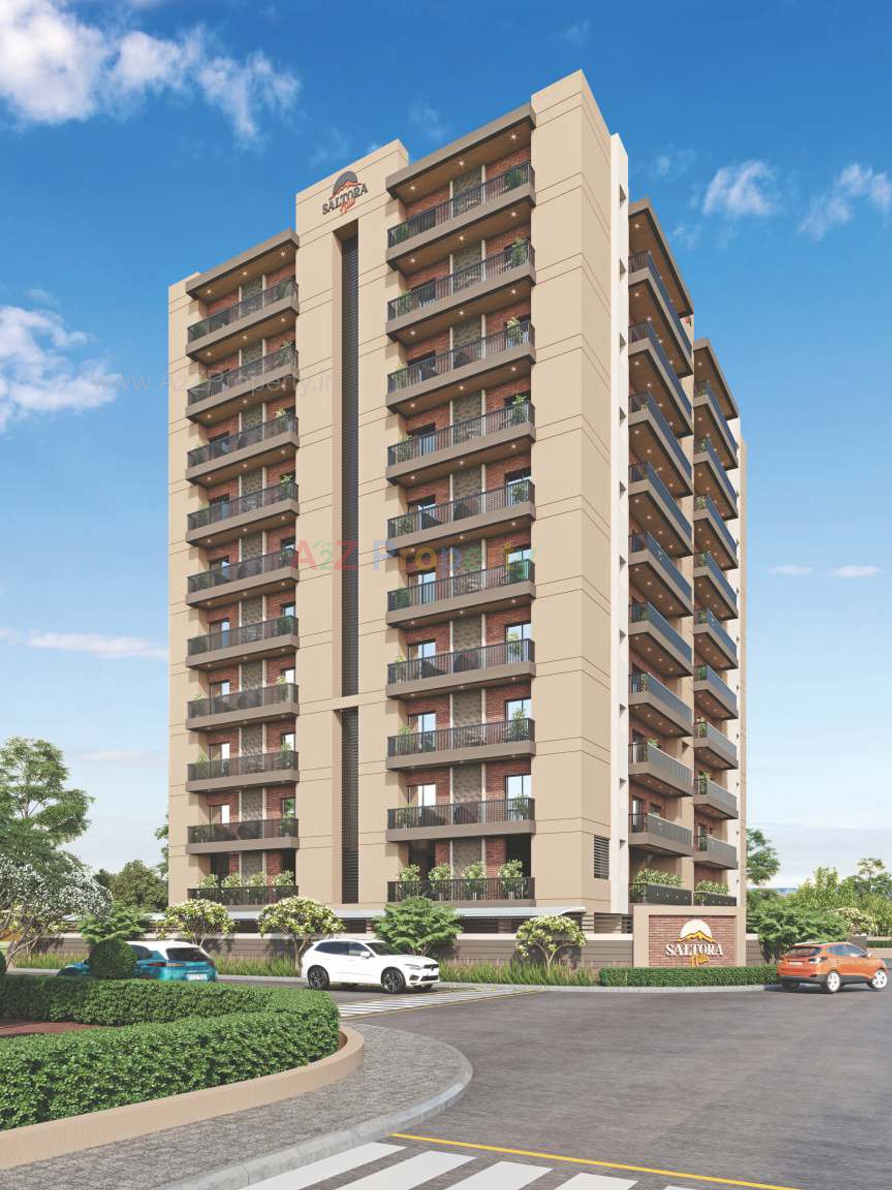 3D Elevation of real estate project Saltora Hills located at Junagadh, Junagadh, Gujarat