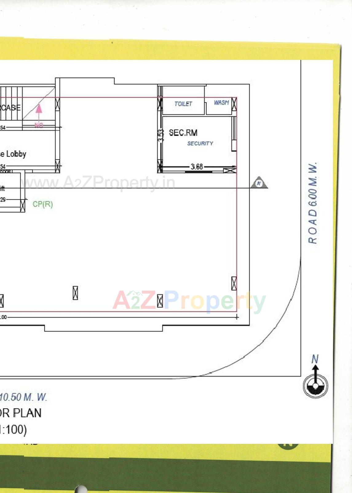 Layout of real estate project Sanidhya Greens located at Junagadh, Junagadh, Gujarat