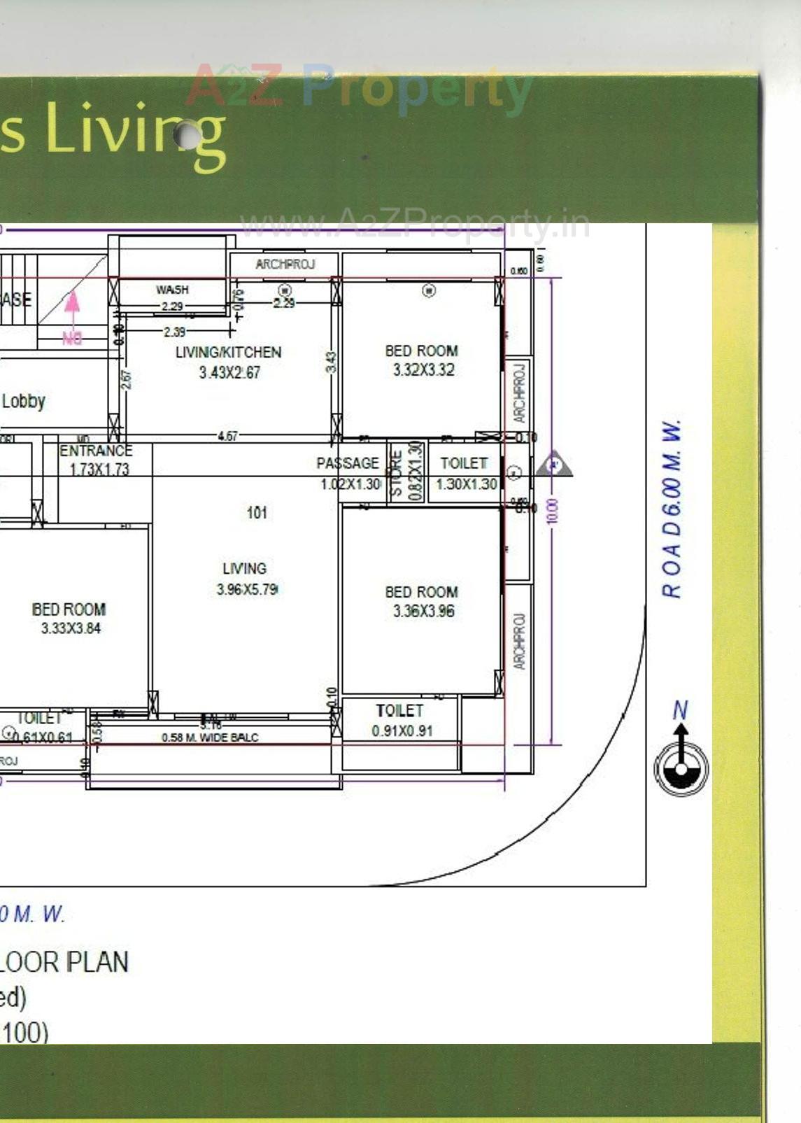 Layout of real estate project Sanidhya Greens located at Junagadh, Junagadh, Gujarat