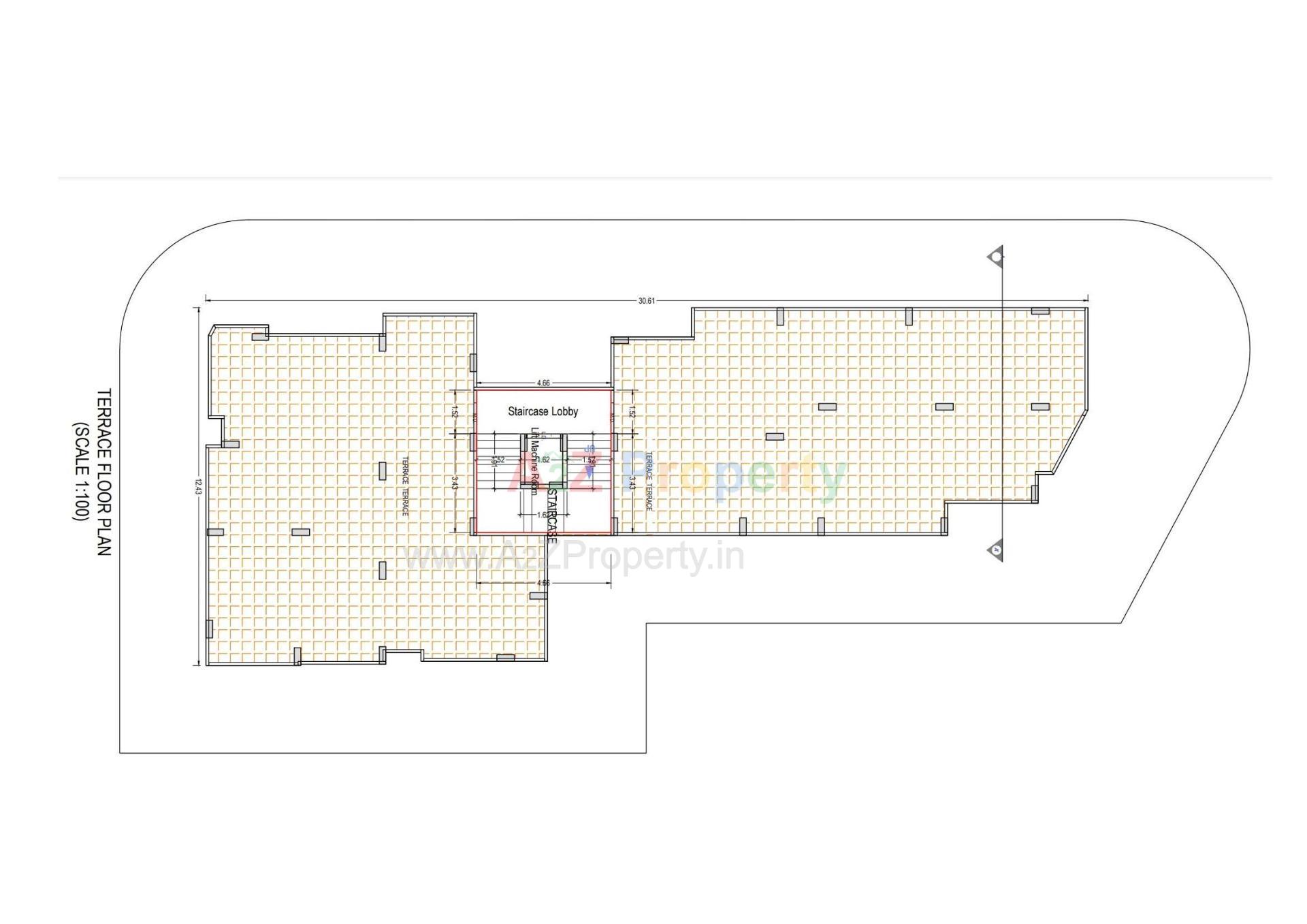 Layout of real estate project Sarovar Heights located at Junagadh, Junagadh, Gujarat