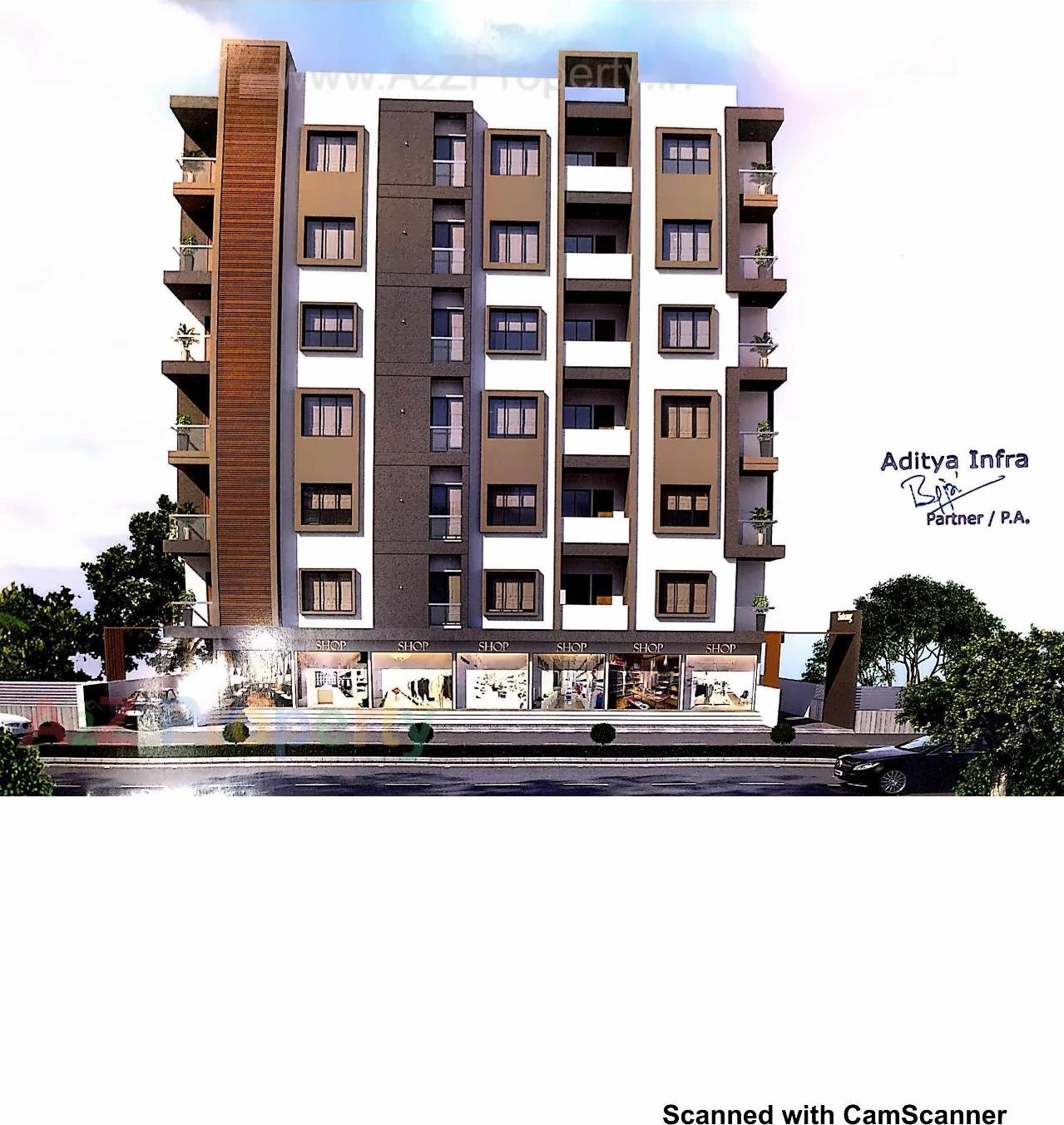 3D Elevation of real estate project Satsang located at Junagadh, Junagadh, Gujarat
