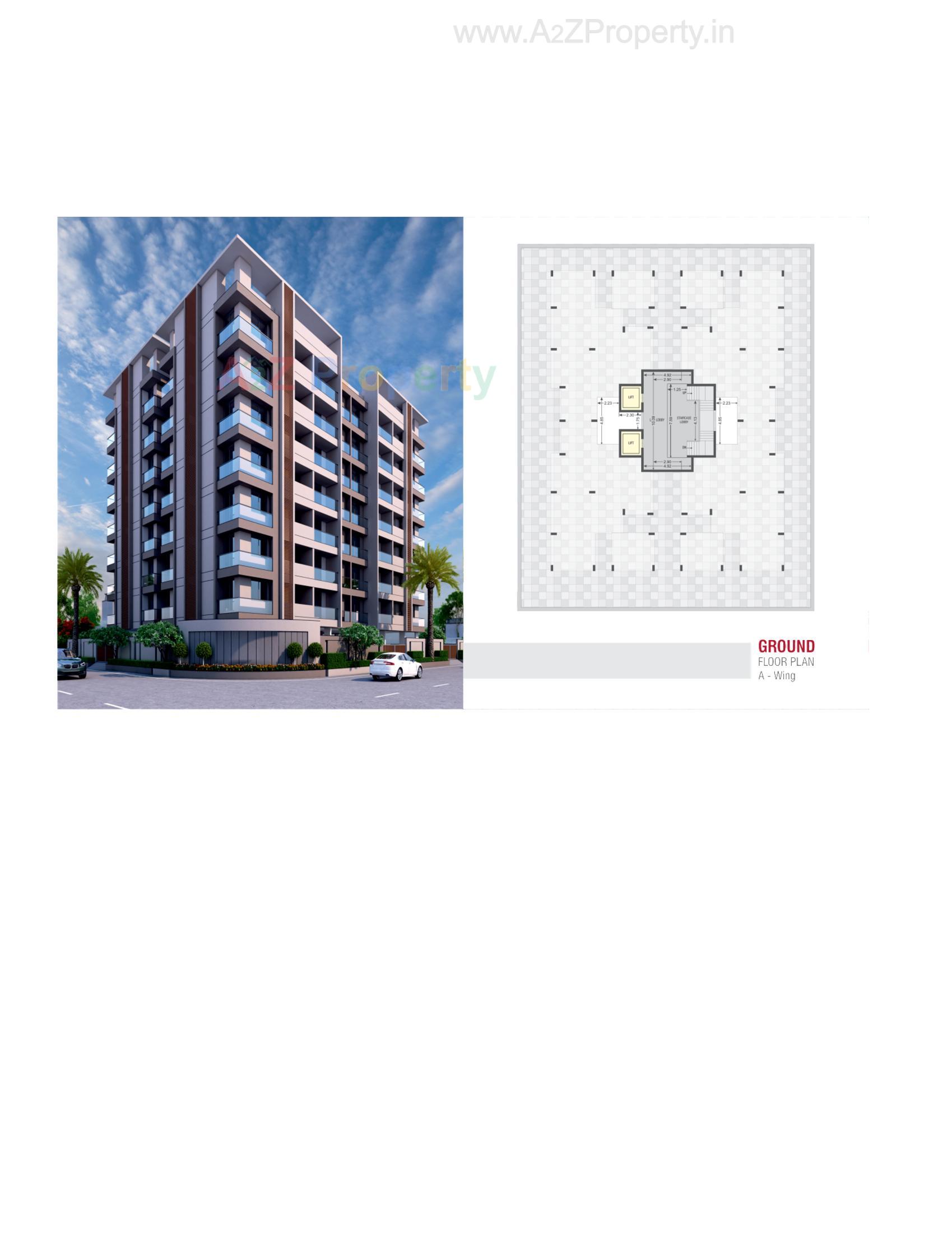 Layout of real estate project Savan Residency located at Junagadh, Junagadh, Gujarat