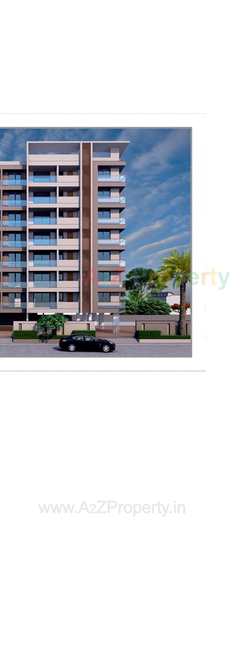 3D Elevation of real estate project Savan Residency located at Junagadh, Junagadh, Gujarat