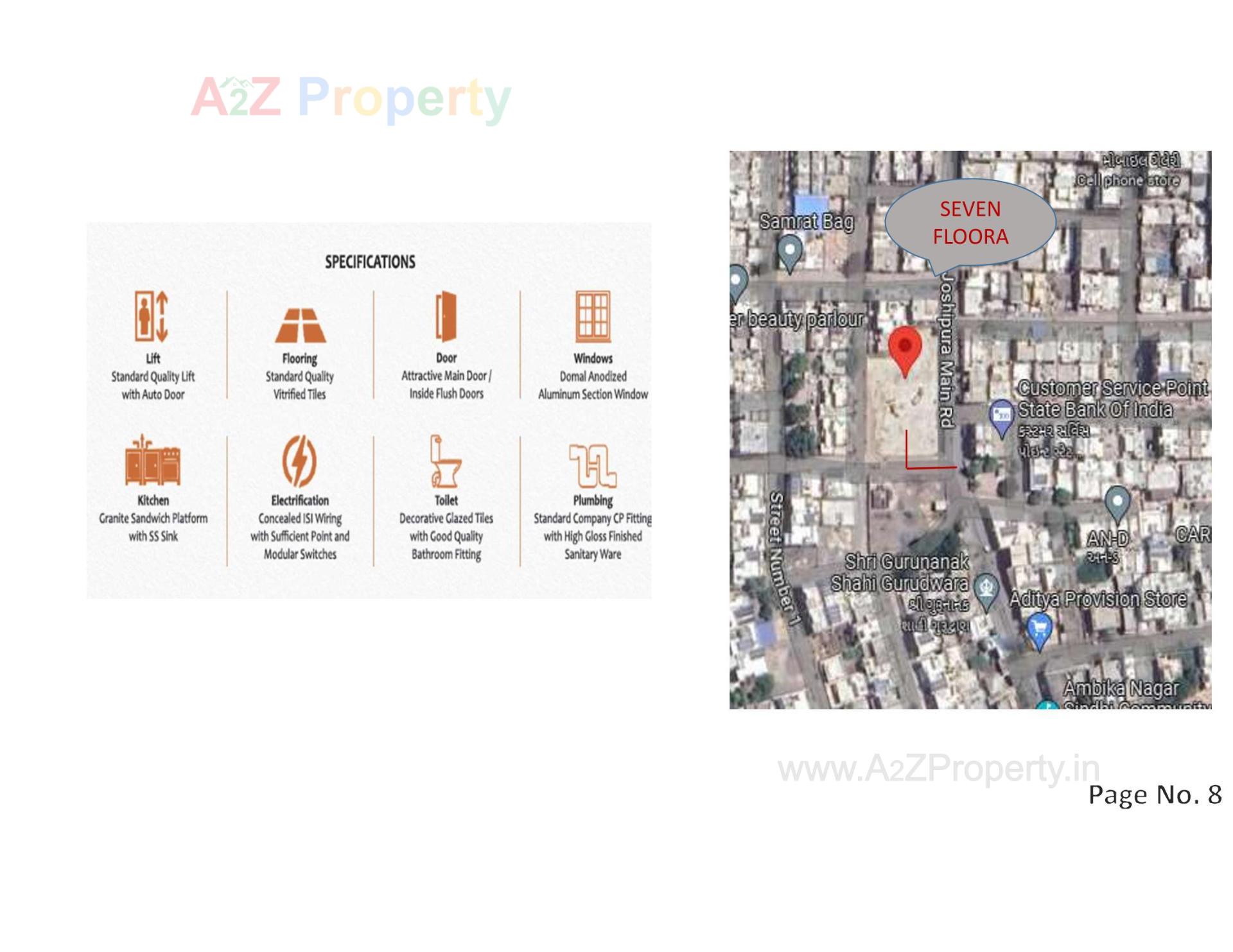  of real estate project Seven Floora located at Junagadh, Junagadh, Gujarat