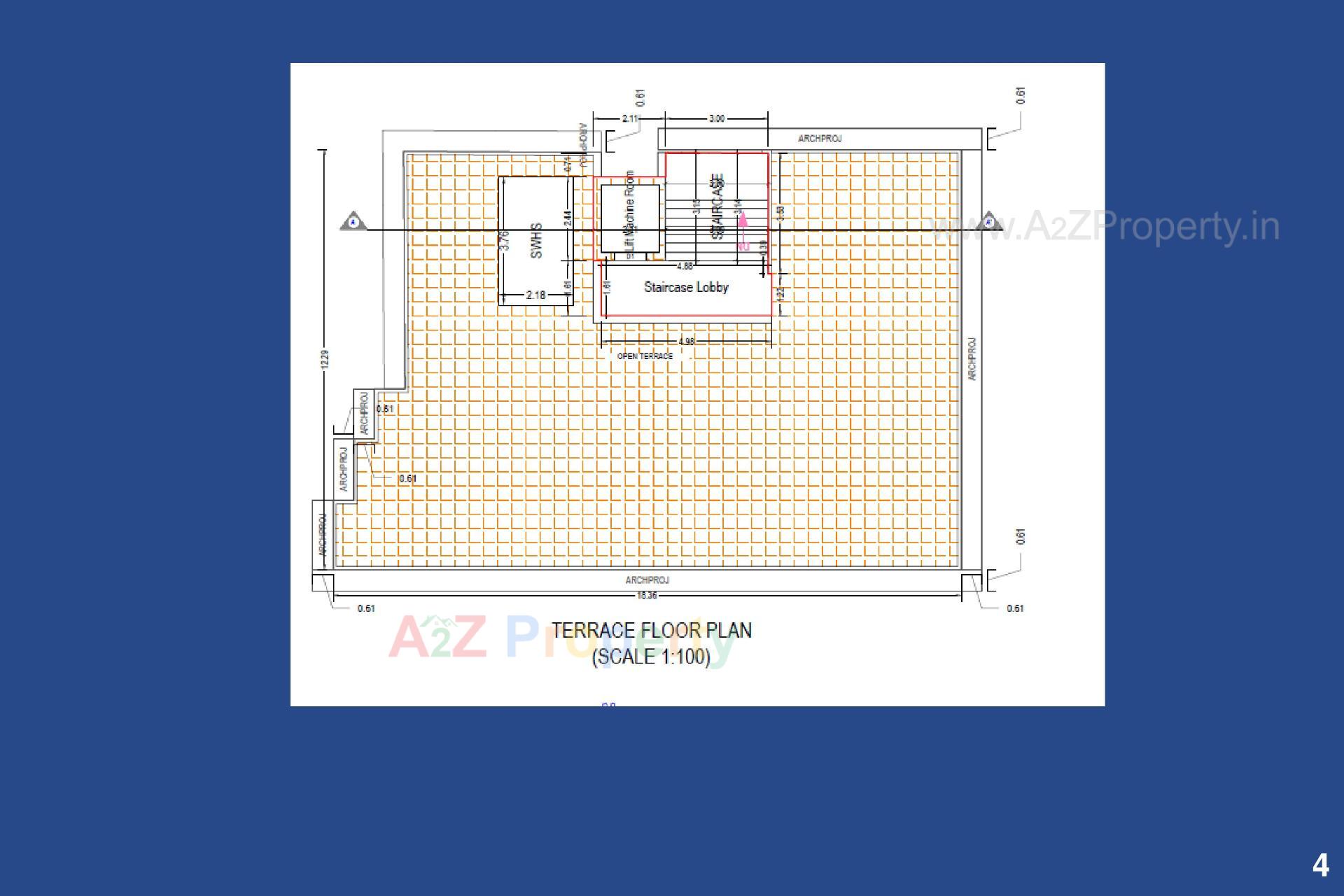 Layout of real estate project Seven Sky located at Junagadh, Junagadh, Gujarat