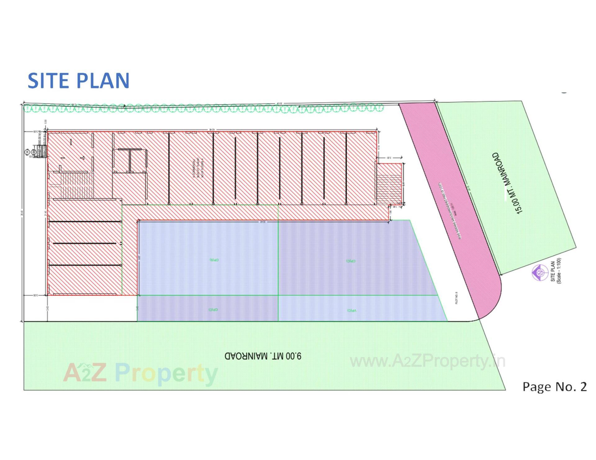 Layout of real estate project Shivalik located at Junagadh, Junagadh, Gujarat