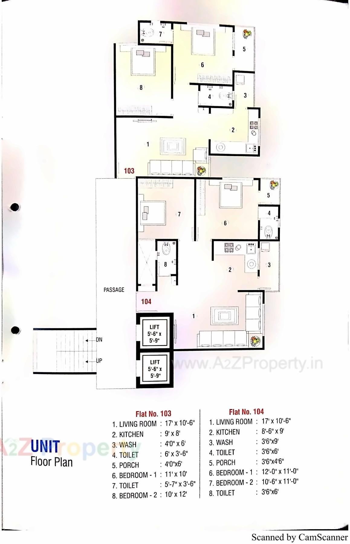 Layout of real estate project Shraddha Residency located at Junagadh, Junagadh, Gujarat