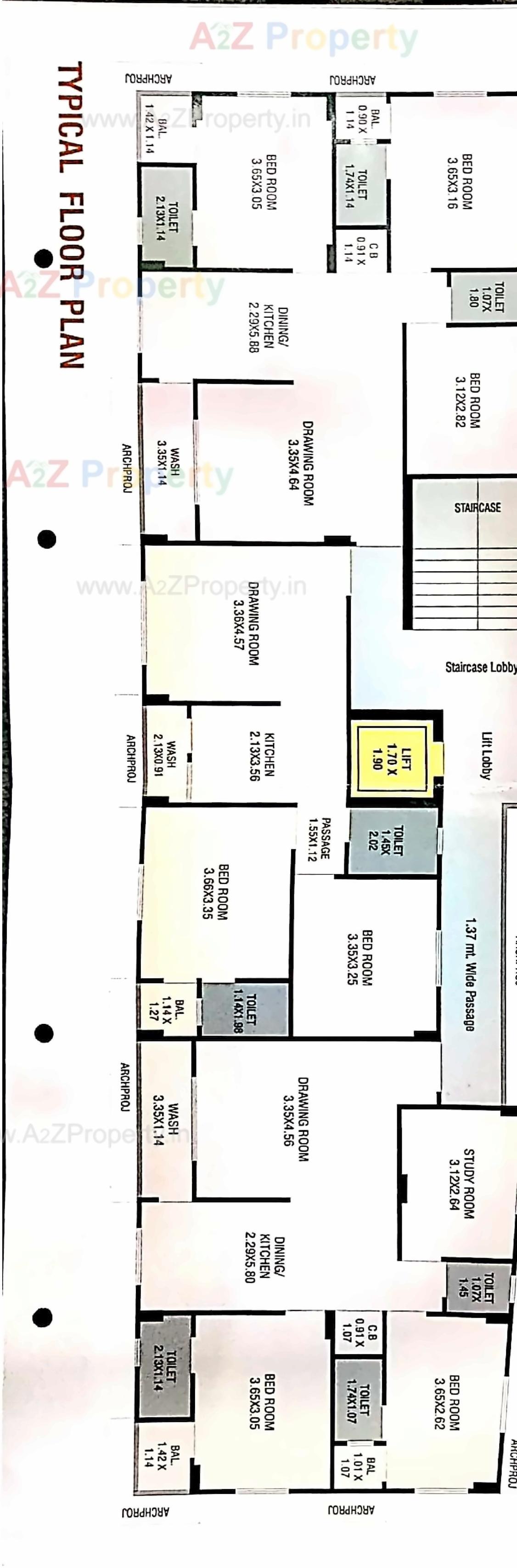 Layout of real estate project Shree Hanumant Glory located at Junagadh, Junagadh, Gujarat